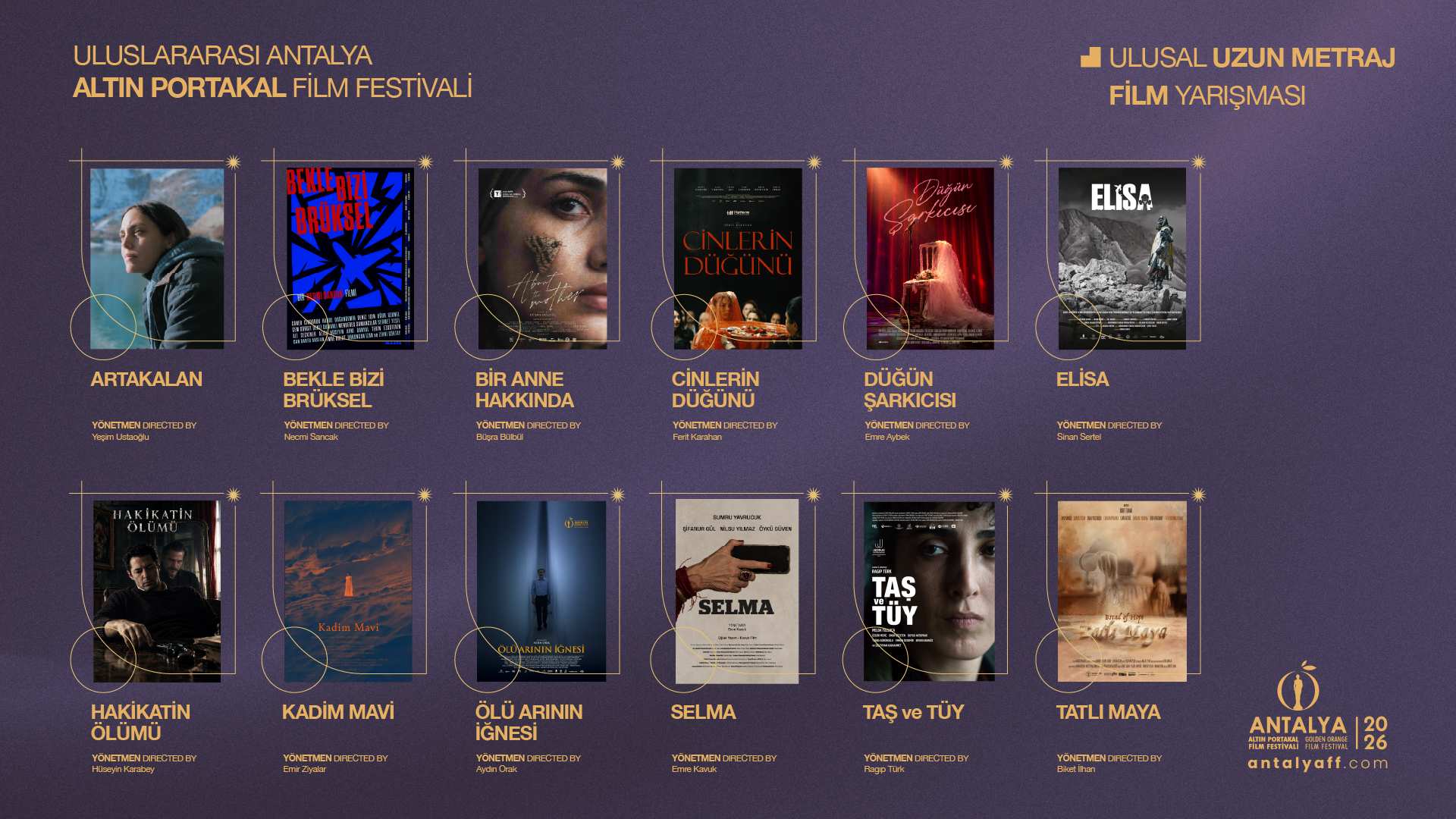 63. Antalya Altın Portakal Film Festivali Ulusal Uzun Metraj Finalistleri Açıklandı