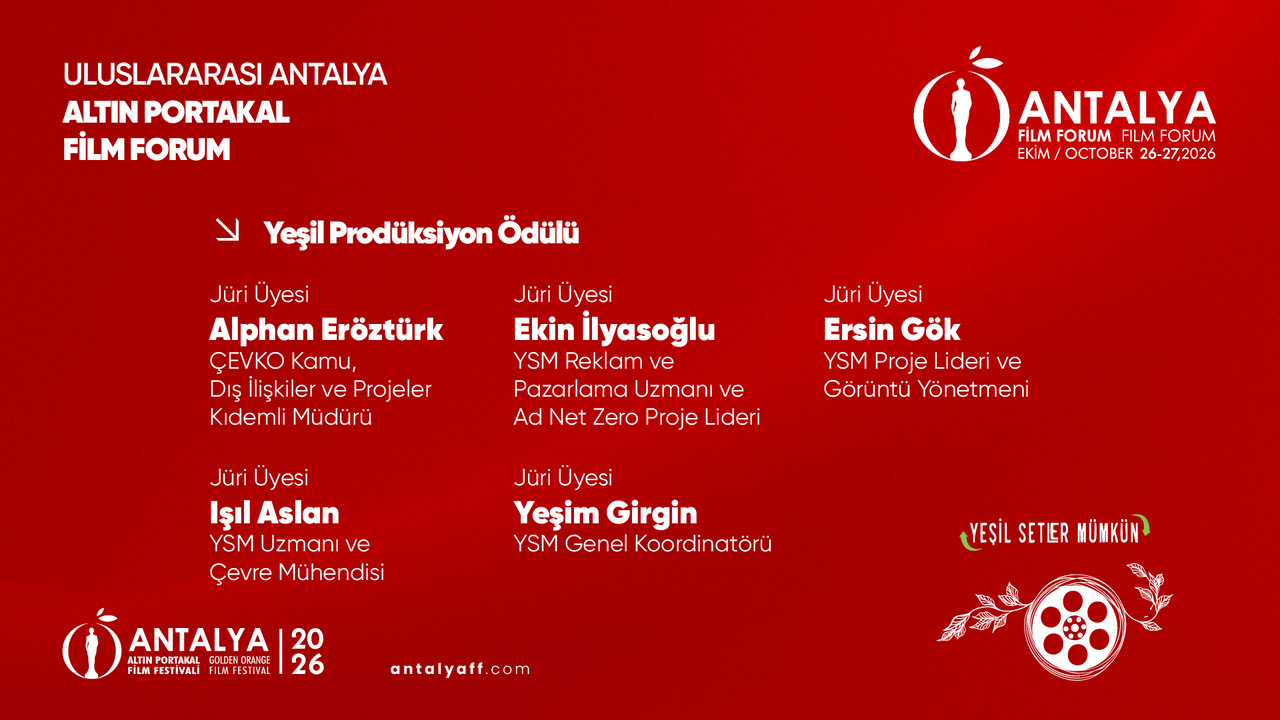 63. Antalya Altın Portakal Film Forum’da Yeşil Setler Mümkün Jürisi Belli Oldu