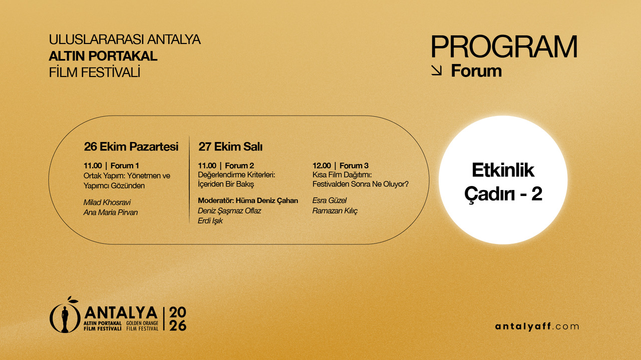 63. Antalya Altın Portakal Film Festivali Panel, Forum ve Atölye Programı Açıklandı