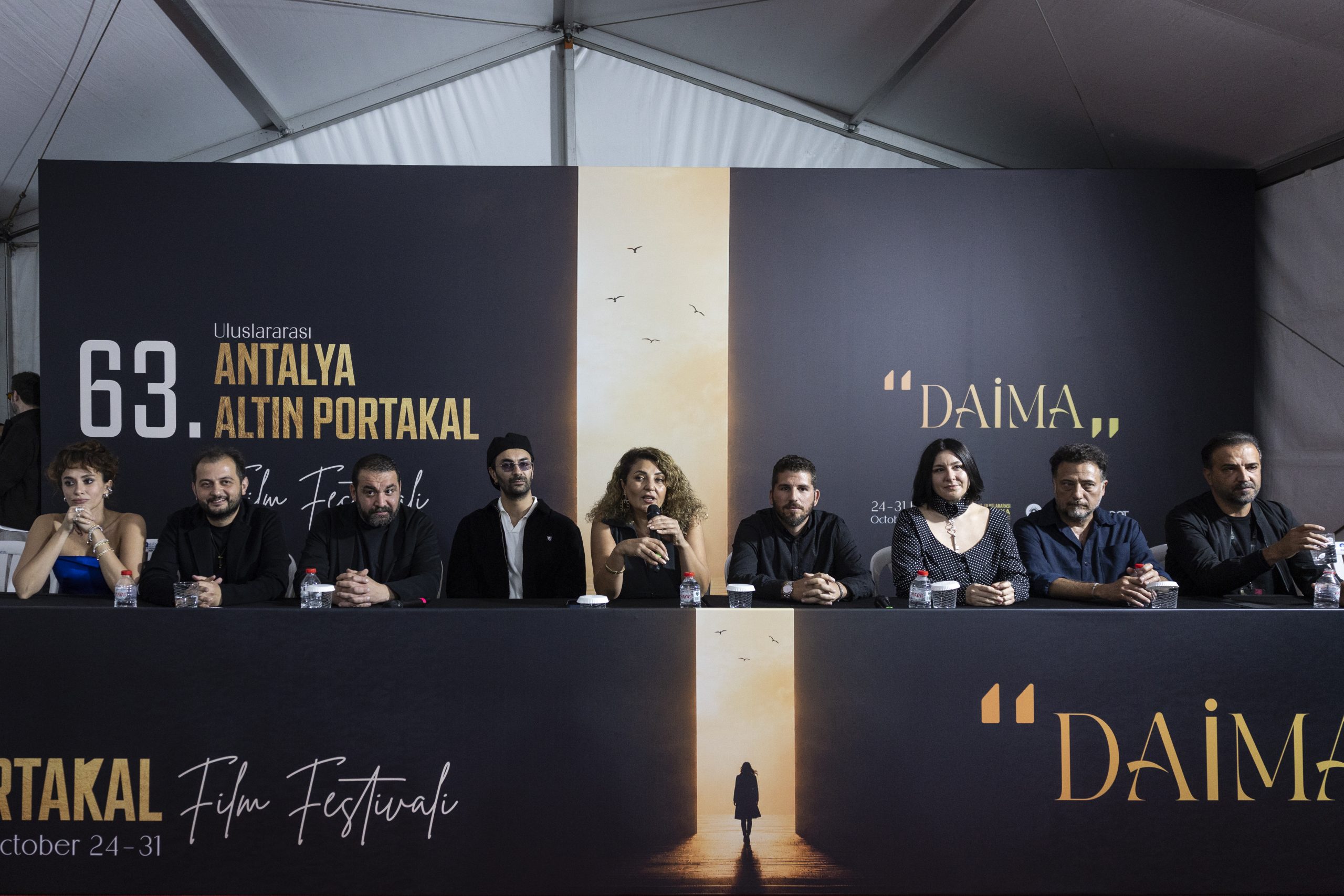 63. Antalya Altın Portakal Film Festivali’nde Yarışma Filmlerinin Ekipleri ve Kurgu Paneli Seyirciyle Buluştu